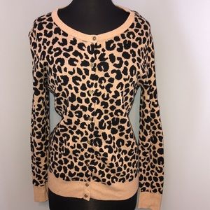 Cheetah Print Cardigan